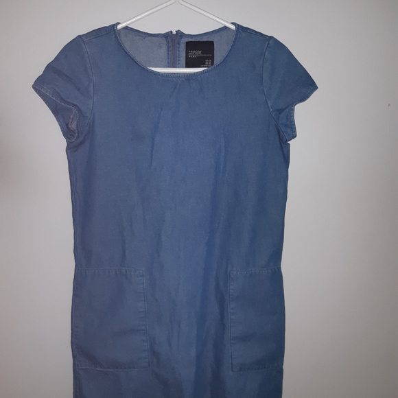 Trafaluc by zara denim makeas women mini dress siz - Picture 11 of 16
